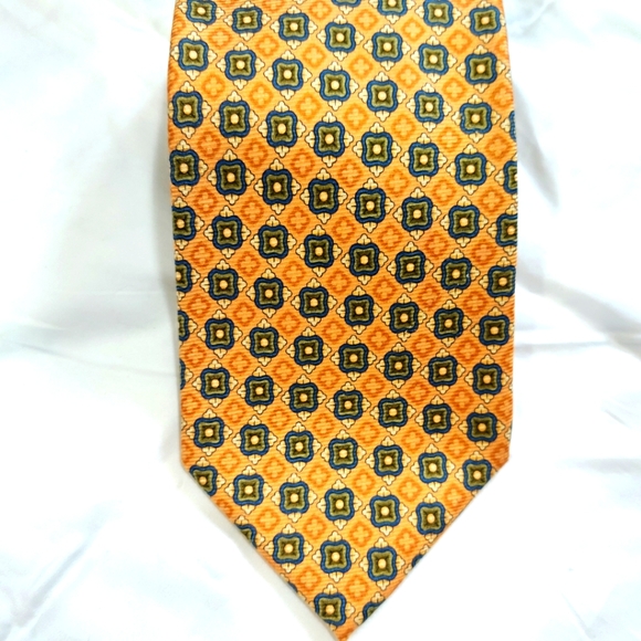 Burberry Silk Geometric Neck Tie, NWOT - Picture 7 of 11